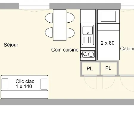 公寓 A Pour 4 Pers. Avec Parking Prive, Proche Pistes - Fr-1-595-108